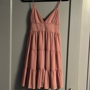 Blush rose coquette dress
